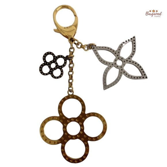 Authentic LOUIS VUITTON Goldtone Tapage Key Holder And Bag Charm - CK 0112 - Picture 10 of 12